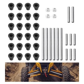 Kojem A Control Arm Bushing Kit Compatible with 2008-2014 Polaris RZR 800/ S 800/4 800 Replacement for AAB-P-RZR800-K1-003 w/Enough Bushings Front & Rear