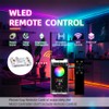 WeiguoIOT ESP32 WLED Digital LED Strip Controller with Microphone,Music Sync,