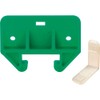 Slide-Co 22495 Drawer Track Guide Kit, 1-1/8 In., Plastic, Green