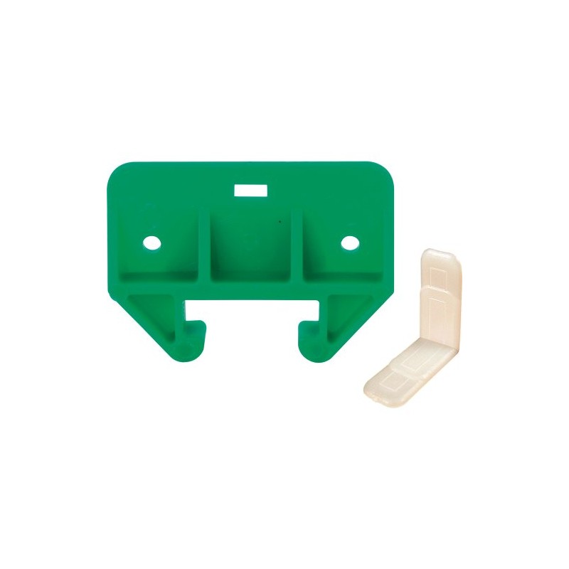 Slide-Co 22495 Drawer Track Guide Kit, 1-1/8 In., Plastic, Green