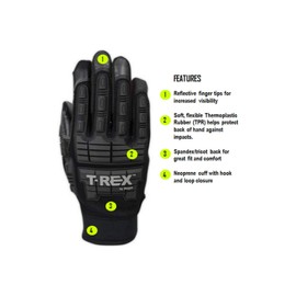 MAGID PGP49TL T-Rex Impact Ultra Gloves