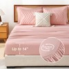 Litanika Blush Pink California King Size Comforter Set with Sheets