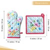 Maison d' Hermine Spring/Summer Set with Oven Gloves and Pot