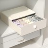 Tynulox Underwear Organizer Drawer, 15 Cells Plastic Socks Drawer, Stackable