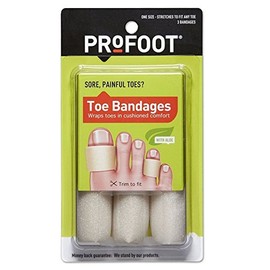 Profoot Toe Bandages 3 Count (Pack of 2)