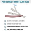 SURGICAL ONLINE Classic Professional Straight Edge Razor with 10 Treet