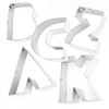 Stainless Steel Alphabet Cookie Cutter (S)