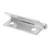 sourcing map Self Closing Spring Hinge 1.5" Stainless Steel Brushed