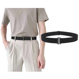 JASGOOD Men's Rubber Belt, Golf Belt, Sports, Casual, Infinitely Adjustable Size, Unisex, Large Size, Lightweight/Convenient, Father's Day Gift, Student Belt