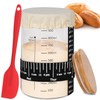 Xileanalee Pro Sourdough Starter Jar Kit- 35 Oz Large Sourdough