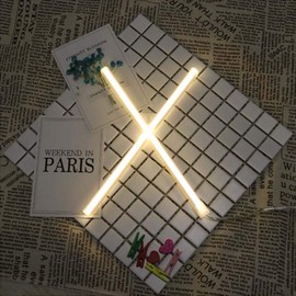 LED Warm White Letters Neon Night Lights Battery or USB Operated LED Alphabet Marquee Light Neon Letters Sign Decorative Words Light for Birthday Wedding Party Christmas Bar Wall Hanging Decor(X)