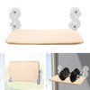 Foldable Cat Window Hammock Metal Frame Cordless Folding Cat Window