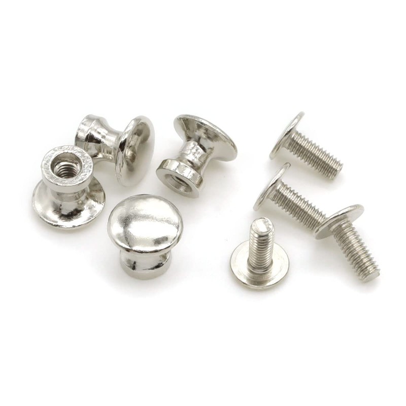 Asamuyu 50 Pieces Head Knobs with Screws,Vintage Cabinet Drawer Mini