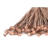 TheBeadChest Copper 21 Gauge 2 Inch Head Pins (Approx 100