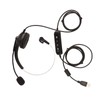 USB Business Headset Noise Reduction Single Sided Ear Headphone Supports