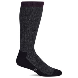 Sockwell Women's Trail Blazer Knee High Moderate Graduated Compression Sock, Charcoal - S/M