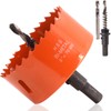 Koopi 76mm / 3 Inch BI-Metal Hole Saw with Arbor