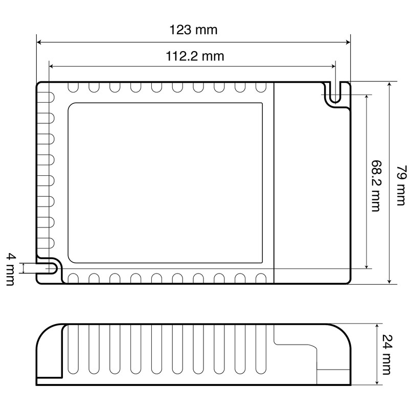 illuburg Dali Push Dimmable LED Transformer 700 mA - 1050
