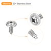 sourcing map ST2.3x6mm Phillips Pan Head Self-tapping Screw with Washer,