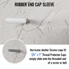 1/4" Screw Thread Protectors for Storm Hurricane Shutters Bolts White
