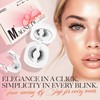 LASHVIEW Magnetic Eyelashes with Applicator,Reusable Soft Magnetic Eyelashes Natural Look,
