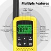 COTRE Two Way Radios USB Rechargeable Walkie Talkies - Yellow