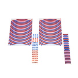 Kitaco 000-0900300 Rimline Seat, Red/Blue, Recommended for 14-inch Wheels
