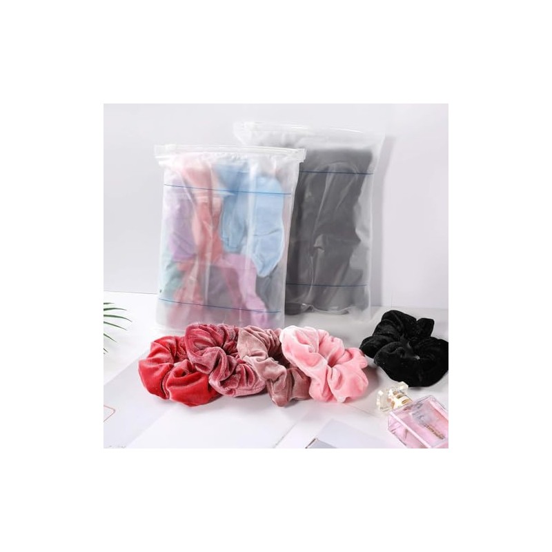Triko 12 Coleteros de Seda Satinada de 4.5 Pulgadas, Scrunchies