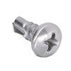 200Pcs Self Drilling Screw Stainless Steel Round Head M4.8x13 Fastener