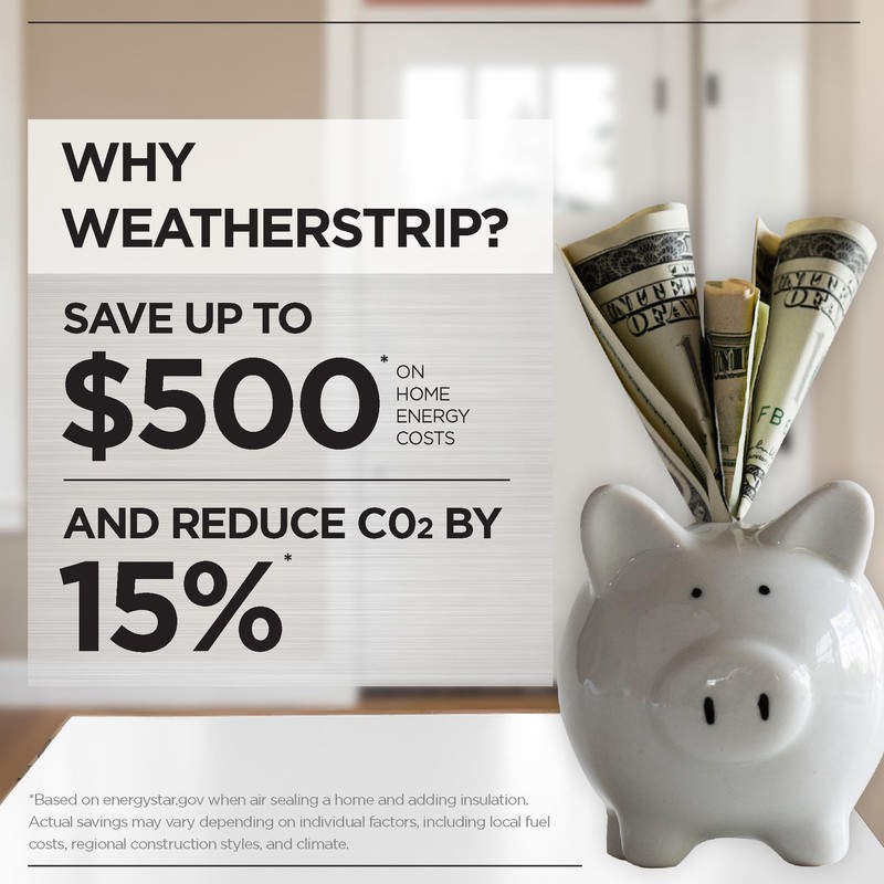 M-D Building Products 91891 84 in. Brown Premium Rubber Platinum™