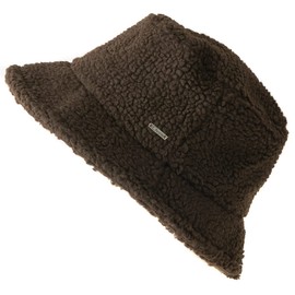 CHARM Winter Bucket Hat Fishing Hat Teddy Fur Fishing Hat Chemo Organic Cotton, brown