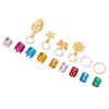 Dreadlocks Jewelry Hair Braiding Beads Alloy Dreadlocks Cuff Ring Hair