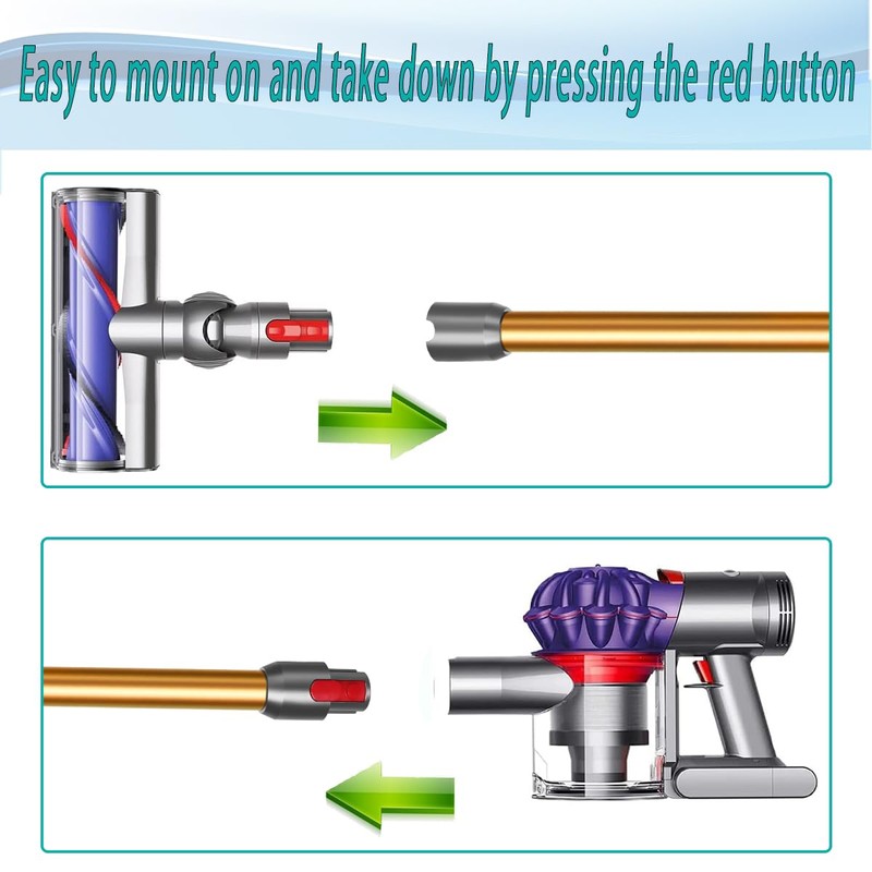 Cleptorize Replacement Extension Wand for Dyson V7 V8 V10 V11