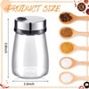 Ziliny 12 Pcs Salt and Pepper Shakers Sets with Adjustable