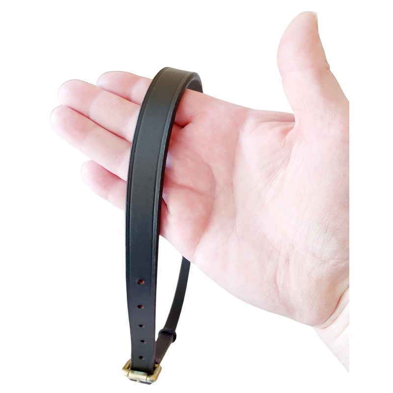 Hunters Saddlery Leather Neck Strap for Horse Riding Balance Pony