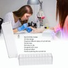 30 Holes Nail Drill Holder, Acrylic Drill Bit Case Stand,