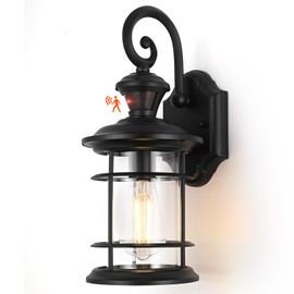 odorpower Porch Lights Outdoor Motion Sensor Outdoor Wall Lights Anti-Rust Aluminum, Exterior Lighting Fixtures Motion Sensor Porch Light Fixture for House Outside Patio