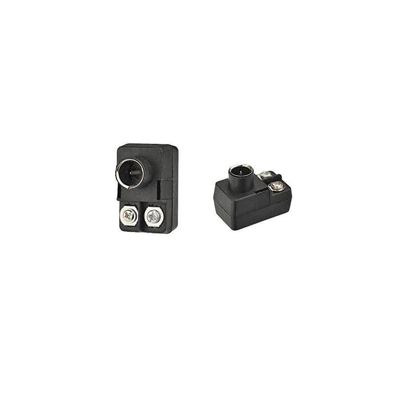 supmory TV Antenna Connector Matching Transformer 300 Ohm to 75
