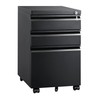 DEVAISE 3 Drawer Mobile File Cabinet with Lock, Under Desk