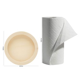 Circle Wood Panel 8-3/16 inch Diameter, Pack of 1 Round Canvas Boards, Unfinished Wooden Trays for Crafts & Painting, by Woodpeckers