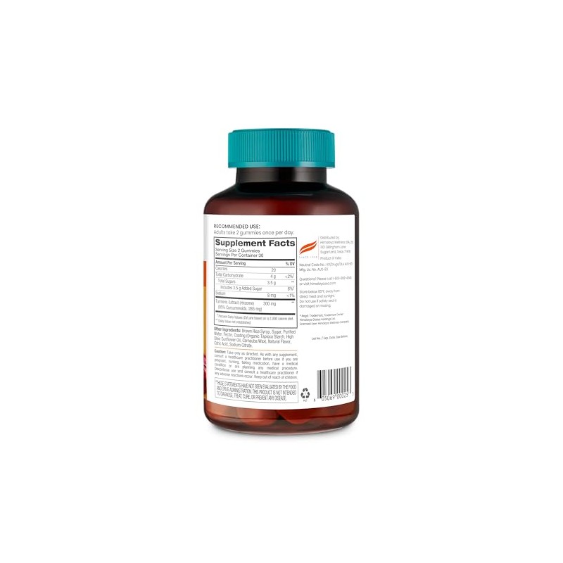 Himalaya Gomitas de C?rcuma, Suplemento Herbal para la Salud Articular