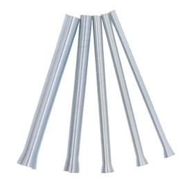 Spring Pipe Bender Kit, Super Elastic Steel Spring Pipe for Thin Wall Copper Aluminum Steel Pipes, 5/8", 1/2", 3/8", 5/16", 1/4"