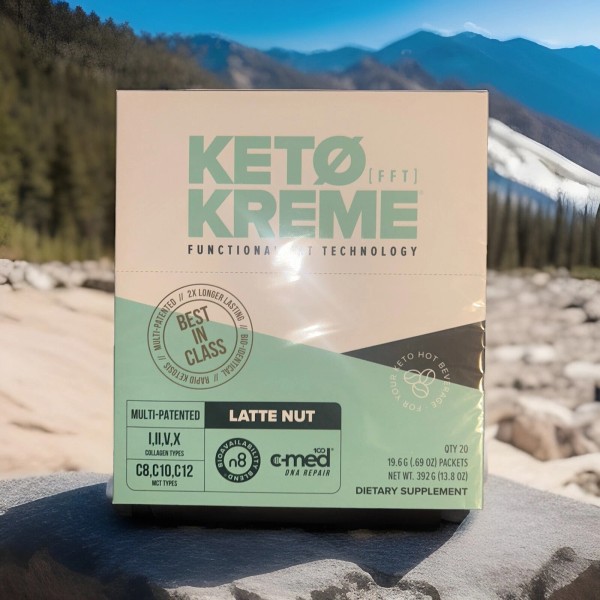 Pruvit Keto Kreme 20 Packets Flavor LATTE NUT Supplement Exp