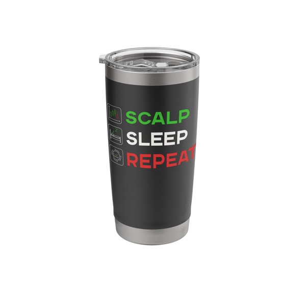 Scalp Sleep Repeat Crypto Trading Scalper Trader Stainless Steel Insulated