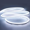 iNextStation 12V White LED Strip Lights 16.4FT, Flexible Silicone Neon