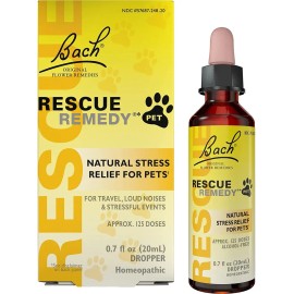 Bach Rescue Remedy Pet Dropper 20ml Natural Stress Relief