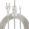 RTNLIT 12FT Lamp Cord with On/Off Button Switch and Polarized