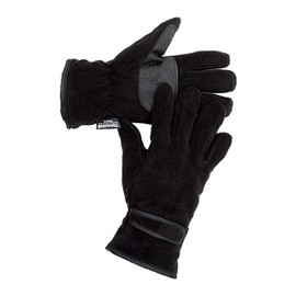 Men's Thermal Fleece Thinsulate Lined Gloves with Palm Grip-M/L