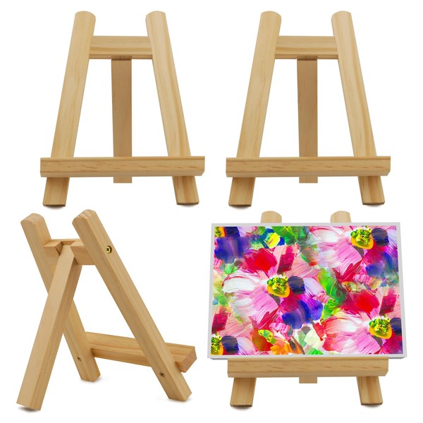 Pack of 4 Small Easels (15 x 20 cm) Table