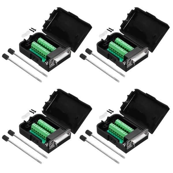 MECCANIXITY DB9 Breakout Connector, RS232 Serial Adapter Solderless Module Board